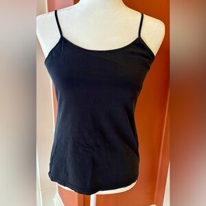 GAP Black Fitted Camisole Tank Top